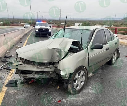 Carambola de seis vehículos en el puente de Trinity: Sin lesionados, pero considerables daños materiales