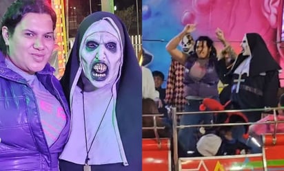 Kimberly de 'Las Perdidas' perrea junto a la monja más viral de TikTok en Feria de León: VIDEO