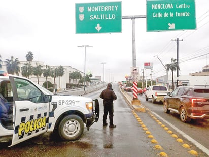 Onda gélida sólo causó 5 accidentes vehiculares en Monclova