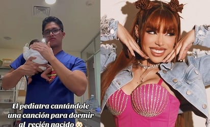 TikTok: ¿Mejor que Cepillín? Pediatra arrulla a recién nacido con canción de Yeri Mua y es viral