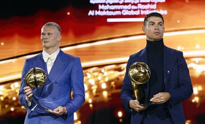 Cristiano Ronaldo, orgulloso de ganarle a Erling Haaland como el máximo goleador de 2023