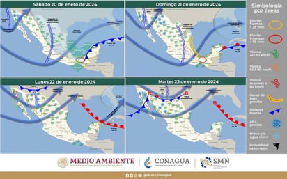 Alertan sobre frente frío