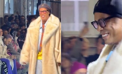 VIDEO: Ronaldinho comienza carrera de modelo en París