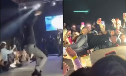 VIDEO: Dani Flow protagoniza caída durante concierto en Sonora y así reacciona; 'ya suéltame, 2024'