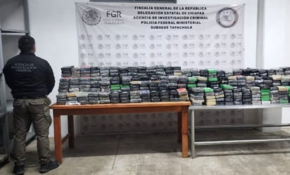 FGR asegura media tonelada de cocaína en un tractocamión cargado de pescado congelado