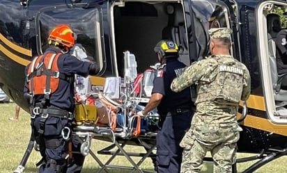 Volcadura deja 3 elementos de la Semar lesionados de gravedad en Yucatán