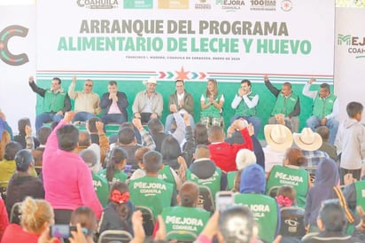 Gobernador inicia Programa Alimentario desde La Laguna