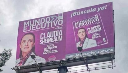 INE niega medidas cautelares contra Sheinbaum por espectaculares en Edomex