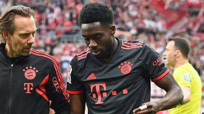 Alphonso Davies se lesiona; Bayern Múnich ya suma ocho bajas al mismo tiempo