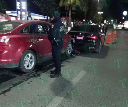 Ebrio imprudente provoca choque en filtro antialcohol de Monclova