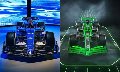 Williams y Sauber presentaron este lunes sus monoplazas para la temporada 2024 de la F1