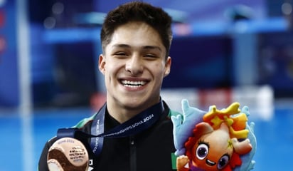 ¡Orgullo mexicano! Osmar Olvera gana bronce en trampolín de 3m en Campeonato Mundial