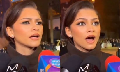 Tunden a reportero por entrevista en inglés a Zendaya; se une a “juay de rito”