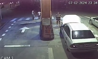 VIDEO: ¡No era nieve! Explota automóvil con cocaína en gasolinera de Argentina