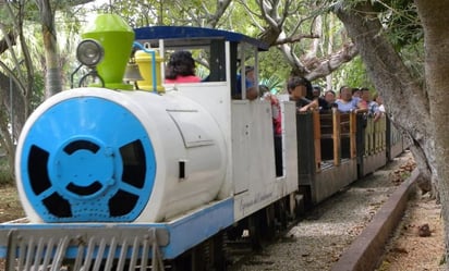 Se descarrila trenecito del Parque Zoológico Centenario en Yucatán; hay 3 lesionados