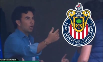 VIDEO: Checo Pérez se olvida del América y acude a ver a las Chivas