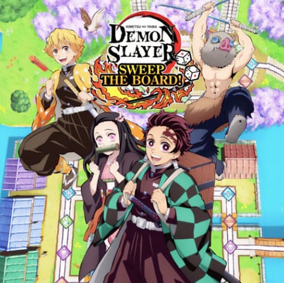 El próximo lanzamiento del videojuego de Demon Slayer presenta una emocionante dinámica: \'Demon Slayer - Kimetsu no Yaiba- Sweep The Board!\', está programado para llegar a América y Europa en abril.