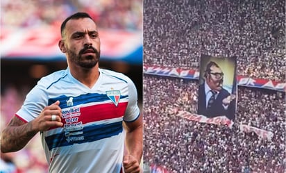 VIDEO: Fortaleza, equipo histórico del futbol brasileño homenajea al Señor Barriga con tifo