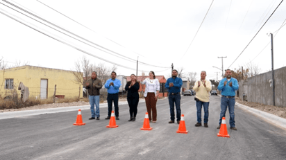 Han finalizado la pavimentación de una calle en la delegación V. Carranza de Nava