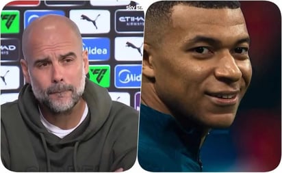 Kylian Mbappé es muy bueno, tiene un buen futuro, dice Pep Guardiola, técnico del Manchester City