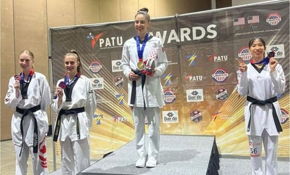 La mexicana Daniela Souza conquista la medalla de oro en Abierto de Taekwondo en Estados Unidos