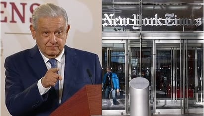 AMLO a la defensiva, un desafío a la ley y una advertencia tras exhibir datos de periodista de NYT