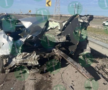 Muere conductor en brutal choque en la carretera federal 57