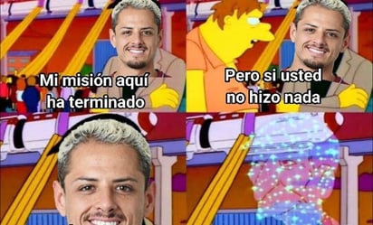 Los mejores memes del regreso de Chicharito a las canchas