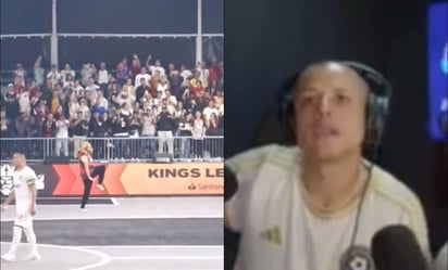 Escorpión Dorado se burló de 'Chicharito' imitando su celebración