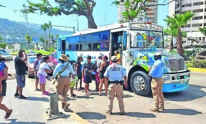 Regresa violencia contra transporte público en Acapulco