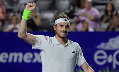 Stefanos Tsitsipas dona los primeros 5 mil dólares para Acapulco, por su victoria en el Abierto Mexicano de Tenis