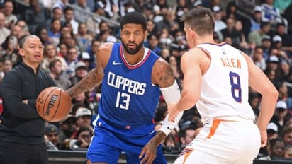 Paul George (rodilla) de los Clippers no jugará contra los Lakers