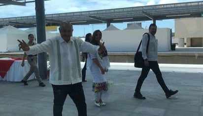 AMLO realiza recorrido inaugural del Tramo 5 Norte del Tren Maya