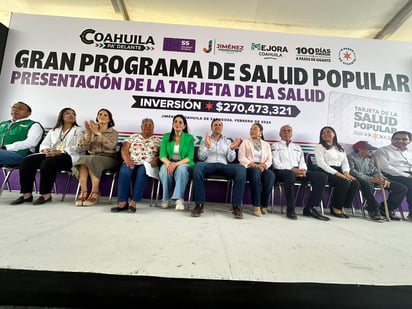 Gobernador inicia programa de salud en Jiménez e introduce tarjeta sanitaria