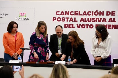 La estampilla alusiva a 70 años del voto femenino es cancelada