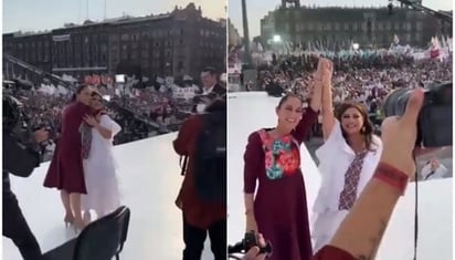 ¿Sheinbaum y Brugada se jalonaron en el Zócalo? Esto dice Epigmenio Ibarra