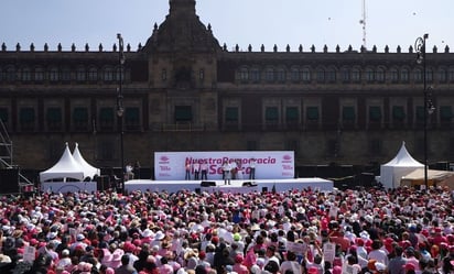 CNDH acusa que en la Marcha por la Democracia hubo discursos racistas y clasistas