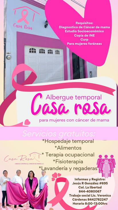 Abrirán albergue para mujeres con cáncer