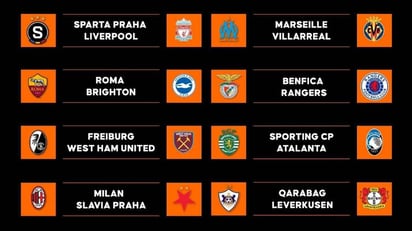 Europa League: los favoritos para la ida de los octavos de final