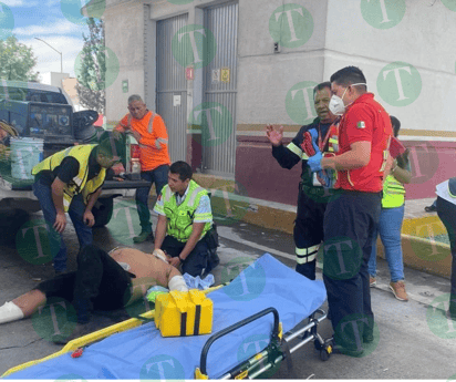 Trabajador cae de andamio en la caseta de La Carbonera