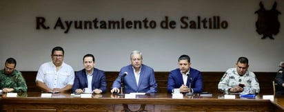 Alcalde 'Chema' Fraustro analiza estrategia de seguridad en Saltillo