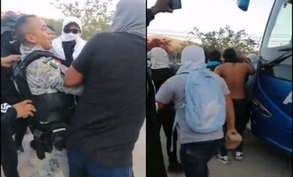 Normalistas de Ayotzinapa liberan a soldados de la Guardia Nacional retenidos