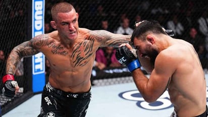 Dustin Poirier frena con KO ascenso de Benoit Saint Denis