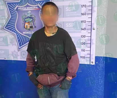 Hombre fue detenido por consumo de inhalantes en la Zona Centro