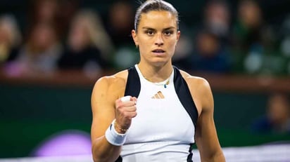 Sakkari venció a Gauff en una maratónica noche de lluvia en Indian Wells