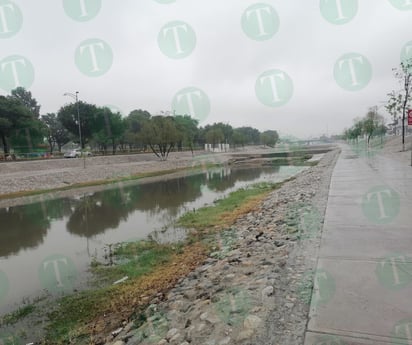 Río Monclova toma un 'respiro' en su caudal agarrando agua de las lluvias presentes