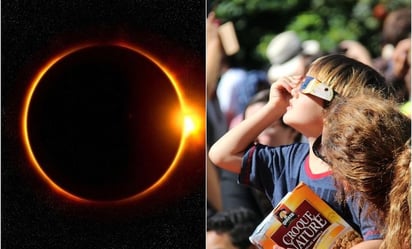 Esta es la fase en la que podrás ver el evento astronómico sin gafas, según la NASA