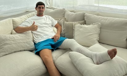 ¡Malas noticias en el Real Madrid! Thibaut Courtois se volvió a lesionar