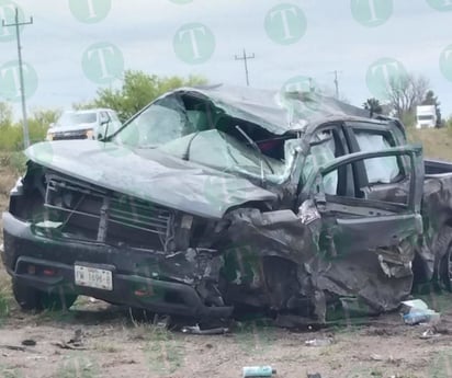 Choque frontal en carretera 57 deja varios heridos rumbo a Durango