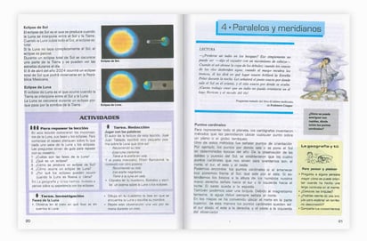 Libros de texto de 31 años atrás ya hablaban del eclipse del 8 de abril